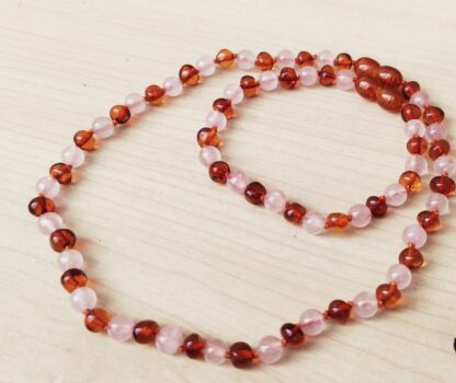parure-ambre-cognac-quartz-mere-enfant-mellune