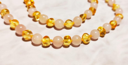 parure-ambre-quartz-rose-mellune
