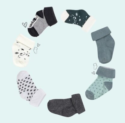 Chaussettes BIO en lot de 2 ou 4 paires - par Noppies