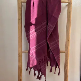 Fouta biologique Dolce : nouvelle collection bio par Karawan - Améthyste