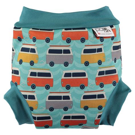 Couche De Bain Pop-In Robot - Taille S (nouveau-né, 3kg+) - Lavable, Design 2014