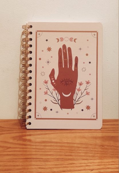 Carnet Lune Mystique : notebook où déposer vos projets, rêves, manifestations, habitudes, comptes...