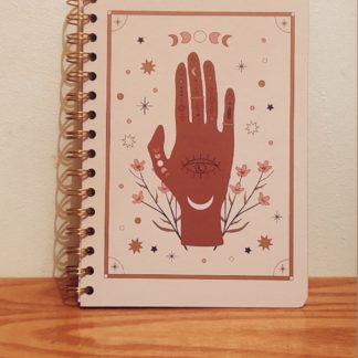 Carnet Lune Mystique : notebook où déposer vos projets, rêves, manifestations, habitudes, comptes...