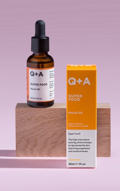 Huile Super Aliments pour le visage 100% naturelle par Q+A