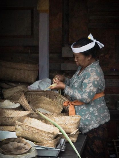 Panier Bali : panier à offrandes, à placenta, à souvenirs... – Image 2