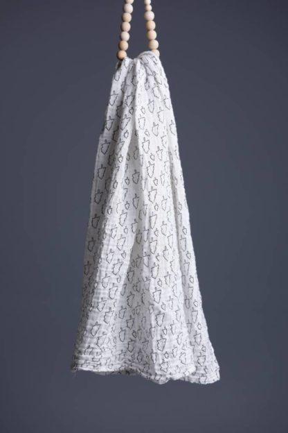 Maxi Lange d'emmaillotage biologique 120x120cm ! – Image 2