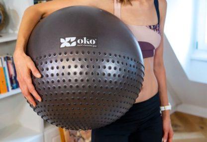 Ballon de grossesse et de yoga de luxe : résistant, increvable, texturé, avec pompe