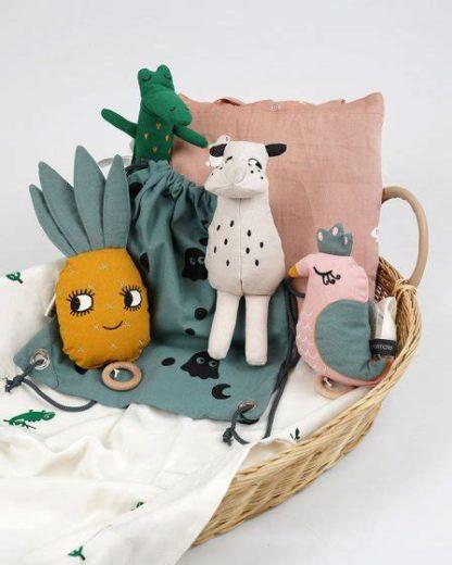 Grande peluche doudou en coton biologique : koala, licorne, rhinocéros... – Image 7