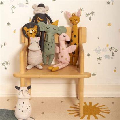 Grande peluche doudou en coton biologique : koala, licorne, rhinocéros... – Image 6