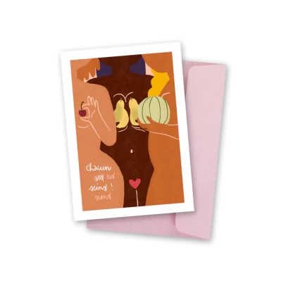 Carte postale mots doux à glisser dans vos colis cadeaux - Atelier Yuzu – Image 6
