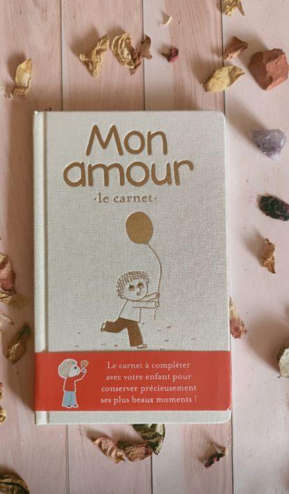 Mon Amour : le carnet à compléter avec votre enfant pour conserver précieusement ses plus beaux moments
