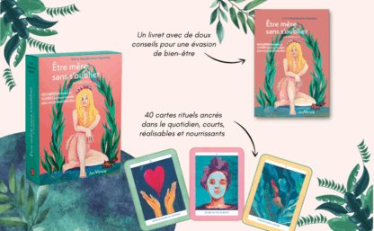 Être mère sans s'oublier - 40 cartes illustrées et un doux livret – Image 2