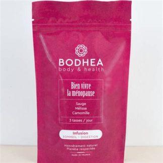 Bien vivre la ménopause - infusion sauge mélisse camomille par Bodhea