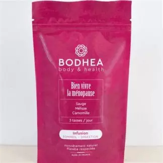 Bien vivre la ménopause - infusion sauge mélisse camomille par Bodhea