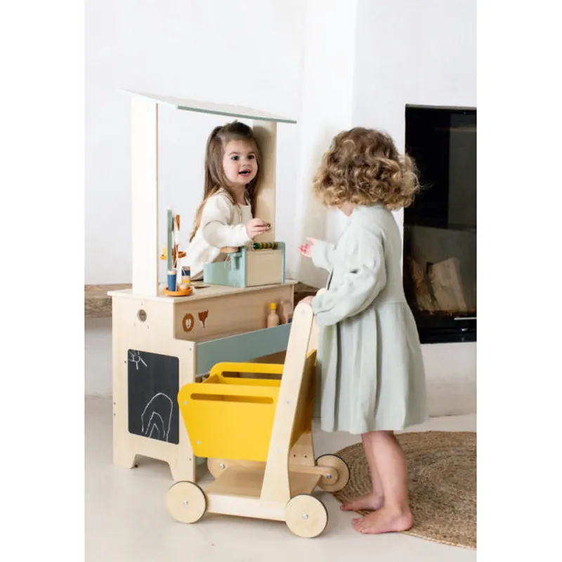 Grande marchande / épicerie en bois écologique - Trixie – Image 3
